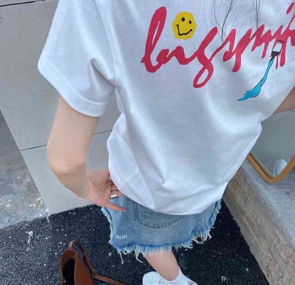 women's t-shirt spring and summer letter graffiti printing loose comfortable youth vitality foreign style short sleeved t-shirt 5jii 7p, White
women's t-shirt spring and summer letter graffiti printing loose comfortable youth vitality foreign style short sleeved t-shirt 5jii 7p, White