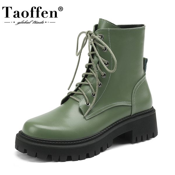 taoffen 2023 arrival women's short boot real leather women winter shoes fashion ins female ankle boot footwear size 34-40 220725, Black
taoffen 2023 arrival women's short boot real leather women winter shoes fashion ins female ankle boot footwear size 34-40 220725, Black