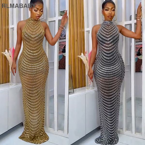 backless see through diamond floor-length dress for women 2021 halter zipper sleeveless night club party long bodycon dress, Black;gray
backless see through diamond floor-length dress for women 2021 halter zipper sleeveless night club party long bodycon dress, Black;gray