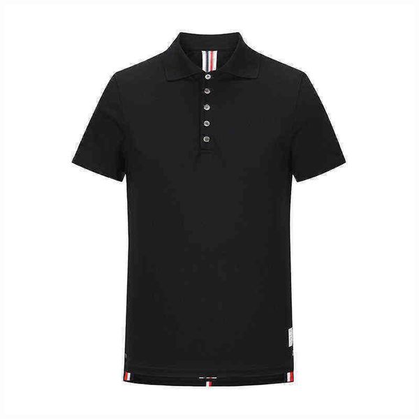 tb thom men t-shirt summer 2022 new arrival brand pure cotton center back stripes navy blouses casual harajuku polo t-shirt, White;black
tb thom men t-shirt summer 2022 new arrival brand pure cotton center back stripes navy blouses casual harajuku polo t-shirt, White;black