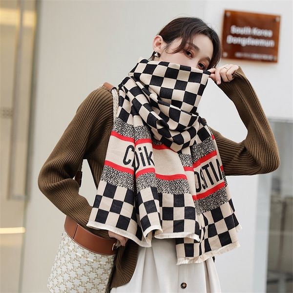 62% off 2022 autumn and winter new scarves chessboard plaid imitation cashmere warm scarf women's air conditioning large shawl double-s, Blue;gray
62% off 2022 autumn and winter new scarves chessboard plaid imitation cashmere warm scarf women's air conditioning large shawl double-s, Blue;gray