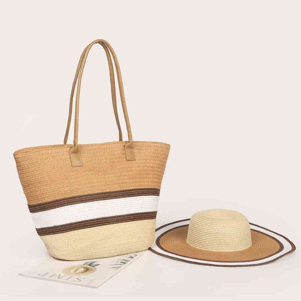 evening bag large capacity women's tote straw hat set woven new summer casual and versatile 0805
evening bag large capacity women's tote straw hat set woven new summer casual and versatile 0805