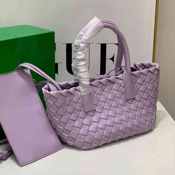 high capacity designer tote bags women weave handbag shoulder woven leather crossbody lady shopping bags 220721