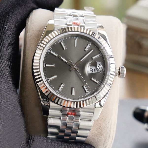 watch automatic mechanical watches for men classic wristwatches business wristwatch stainless steel wristband montre de luxe 41mm, Slivery;brown
watch automatic mechanical watches for men classic wristwatches business wristwatch stainless steel wristband montre de luxe 41mm, Slivery;brown