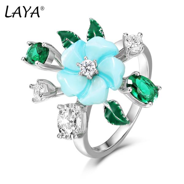 laya cluster ring for women 925 sterling silver summer style luxury jewelry fashion zirconium natural shell flower green leaf enamel 2022 tr, Golden;silver
laya cluster ring for women 925 sterling silver summer style luxury jewelry fashion zirconium natural shell flower green leaf enamel 2022 tr, Golden;silver