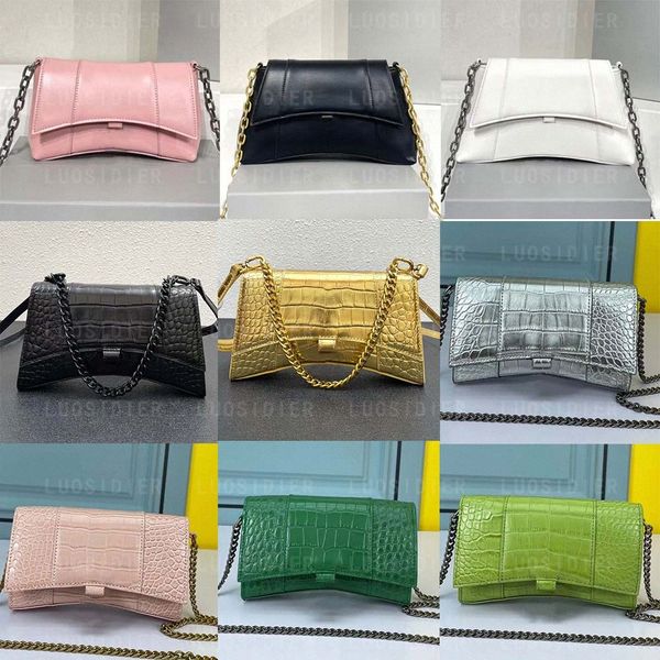 2022 hourglass wallet with chain crocodile embossed handbag bags designer women hour glass bag in black pink purse mini wallet small crossbo
2022 hourglass wallet with chain crocodile embossed handbag bags designer women hour glass bag in black pink purse mini wallet small crossbo