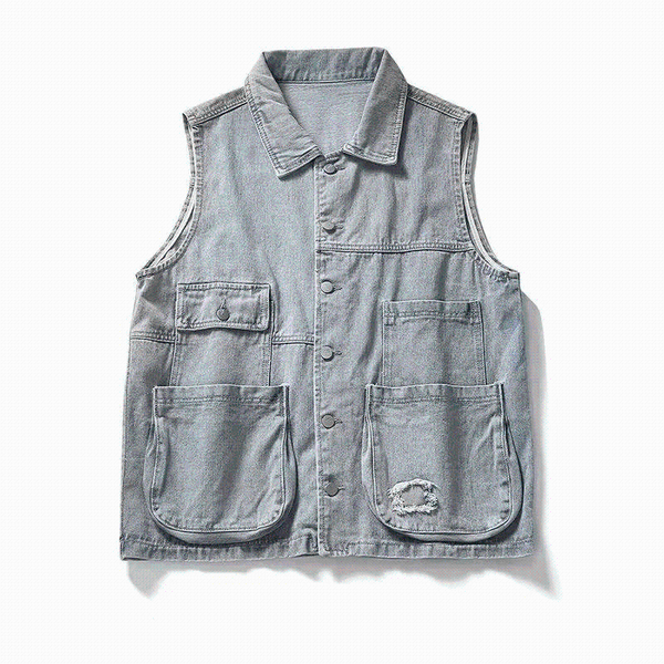 men's vests retro denim vest men sleeveless cargo jacket harajuku style tooling jean cowboy fashion wasitcoat men's clothing m-xxl, Black;white
men's vests retro denim vest men sleeveless cargo jacket harajuku style tooling jean cowboy fashion wasitcoat men's clothing m-xxl, Black;white