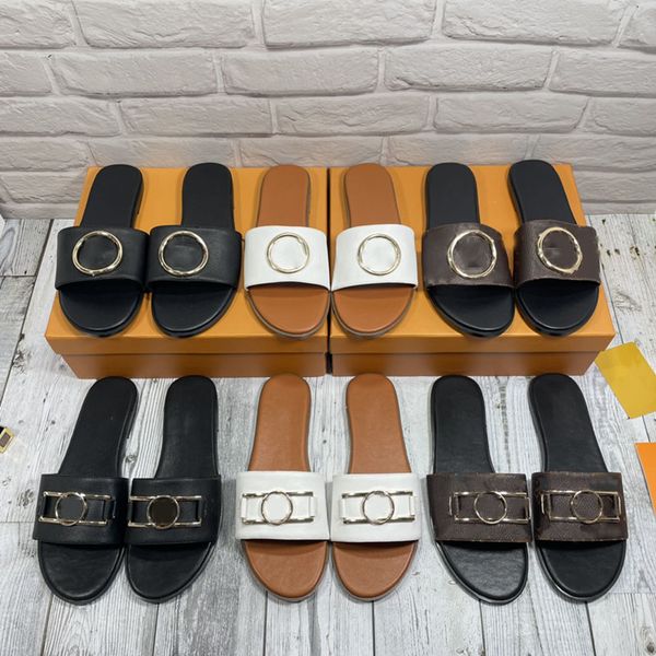 casual shoes designer womens metal buckle slippers summer outdoor open toe casual letter shape lace with box, Black
casual shoes designer womens metal buckle slippers summer outdoor open toe casual letter shape lace with box, Black