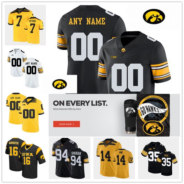 2022 ncaa custom iowa hawkeyes football jersey 94 adrian clayborn jersey 7 reggie roby 33 bob sanders 24 nile kinnic 4 tevaun smith brandon, Black
2022 ncaa custom iowa hawkeyes football jersey 94 adrian clayborn jersey 7 reggie roby 33 bob sanders 24 nile kinnic 4 tevaun smith brandon, Black