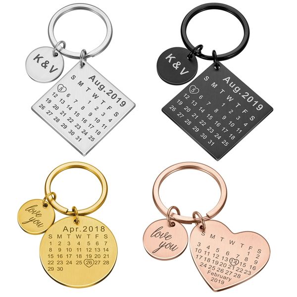custom diy personalized calendar keychain hand carved calendar keyring gift for boyfriend girlfriend stainless steel private 220622, Silver
custom diy personalized calendar keychain hand carved calendar keyring gift for boyfriend girlfriend stainless steel private 220622, Silver