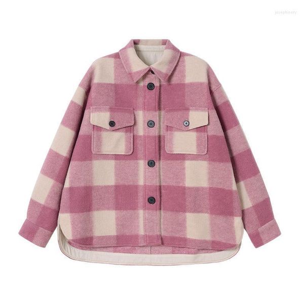 women's wool & blends early spring fashion plaid coat short womenwomen's jose22, Black
women's wool & blends early spring fashion plaid coat short womenwomen's jose22, Black