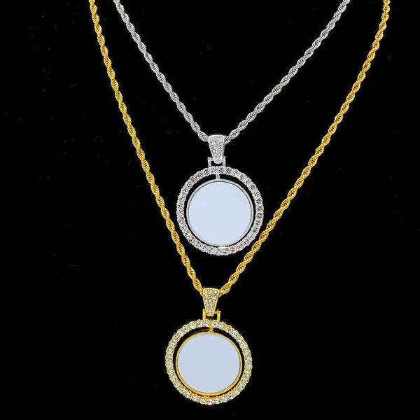popular selling sublimation custom hip hop double sid printing p memory rotate necklace, Silver
popular selling sublimation custom hip hop double sid printing p memory rotate necklace, Silver