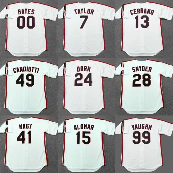 cleveland 24 roger dorn 28 cory snyder 7 jake taylor 0 willie mays 13 pedro cerrano 15 sandy alomar 41 charles nagy baseball jerse201h, Black
cleveland 24 roger dorn 28 cory snyder 7 jake taylor 0 willie mays 13 pedro cerrano 15 sandy alomar 41 charles nagy baseball jerse201h, Black