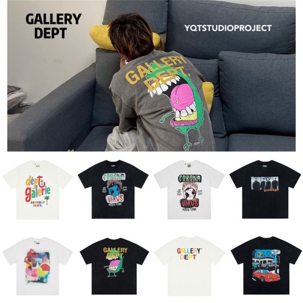 correct designer mens t-shirts gallerydept version fashion brand washed old cartoon letter tshirt high street short sleeve lil, White;black
correct designer mens t-shirts gallerydept version fashion brand washed old cartoon letter tshirt high street short sleeve lil, White;black