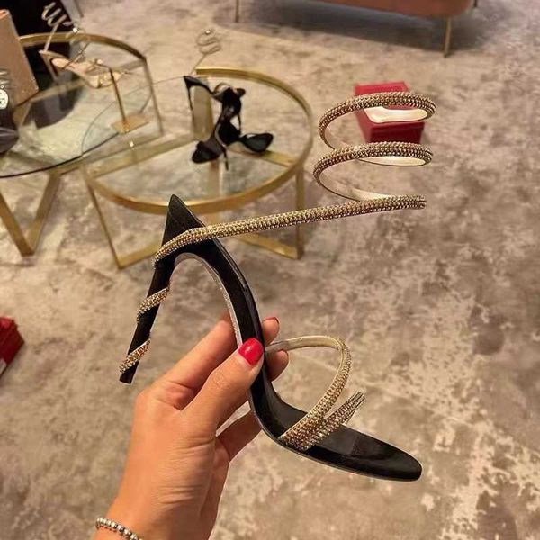crystals embellished rhinestone women heels designers sandals rene caovilla cleo 95mm ankle wraparound women high heeled sandal flower rhine, Black
crystals embellished rhinestone women heels designers sandals rene caovilla cleo 95mm ankle wraparound women high heeled sandal flower rhine, Black