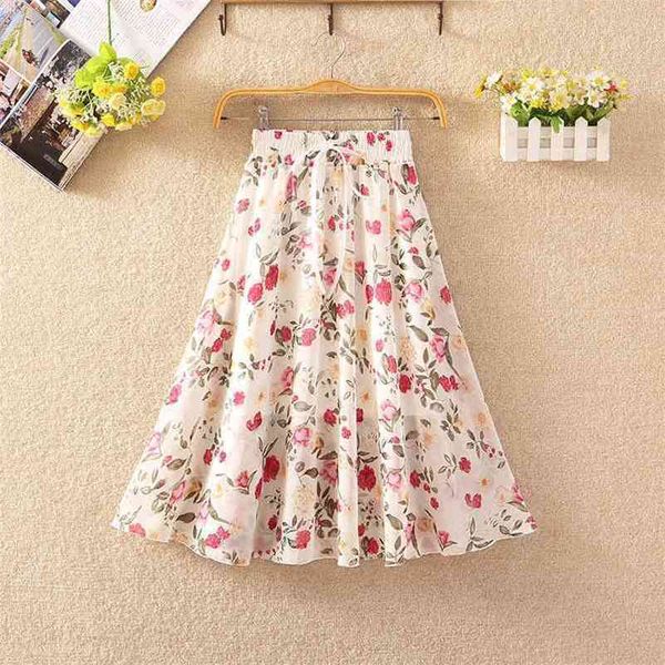 new summer vintage skirts women casual chiffon print beach boho skirt female elegant saia elastic high waist pleated skirt women 210325, Black
new summer vintage skirts women casual chiffon print beach boho skirt female elegant saia elastic high waist pleated skirt women 210325, Black