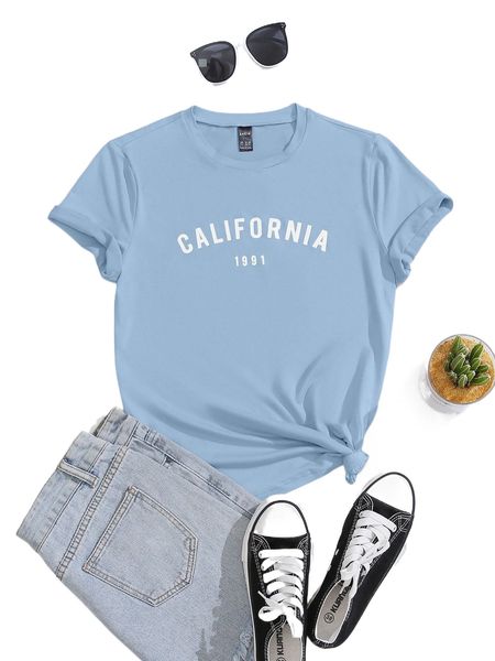 number and letter graphic tee k0dp#, White
number and letter graphic tee k0dp#, White