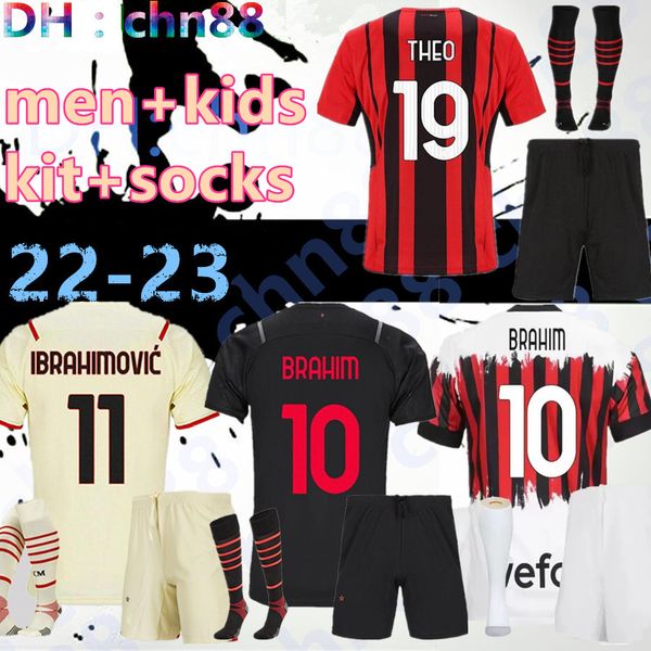 21 22 giroud milan ibrahimovic soccer jerseys 2022 2023 ac third kit home away fans tonali rebic theo bennacer kessie football shirts kjaer, Black;yellow
21 22 giroud milan ibrahimovic soccer jerseys 2022 2023 ac third kit home away fans tonali rebic theo bennacer kessie football shirts kjaer, Black;yellow