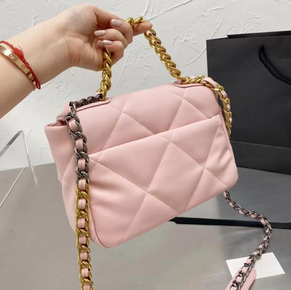 tz women's pink classic mini 19 series flap lambskin vintage messenger genuine leather gold metal hardware chain crossbody bag luxury d
tz women's pink classic mini 19 series flap lambskin vintage messenger genuine leather gold metal hardware chain crossbody bag luxury d