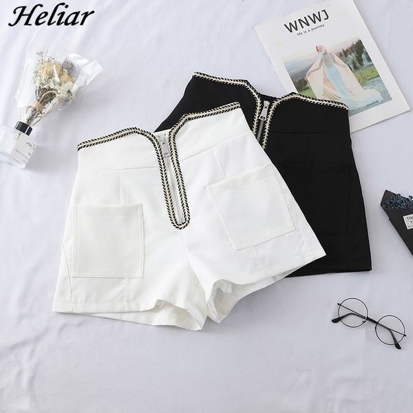 heliar spring women shorts high waist casual whiteblack shorts summer casual zipper shorts with thread edge y200512, White;black
heliar spring women shorts high waist casual whiteblack shorts summer casual zipper shorts with thread edge y200512, White;black