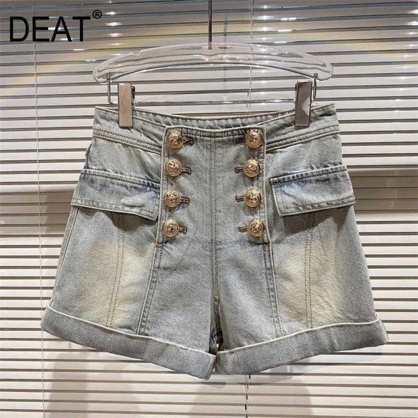 deat women double row metal buckle washed denim shorts arrivals high waist fashion temperament spring summer 11d937 210709, White;black
deat women double row metal buckle washed denim shorts arrivals high waist fashion temperament spring summer 11d937 210709, White;black