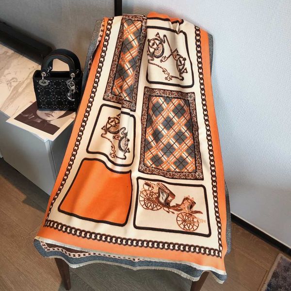 women's version scarf korean warm jacquard autumn winter shawls classic patchwork color imitation cashmere thick drawn wool versatile l, Blue;gray
women's version scarf korean warm jacquard autumn winter shawls classic patchwork color imitation cashmere thick drawn wool versatile l, Blue;gray