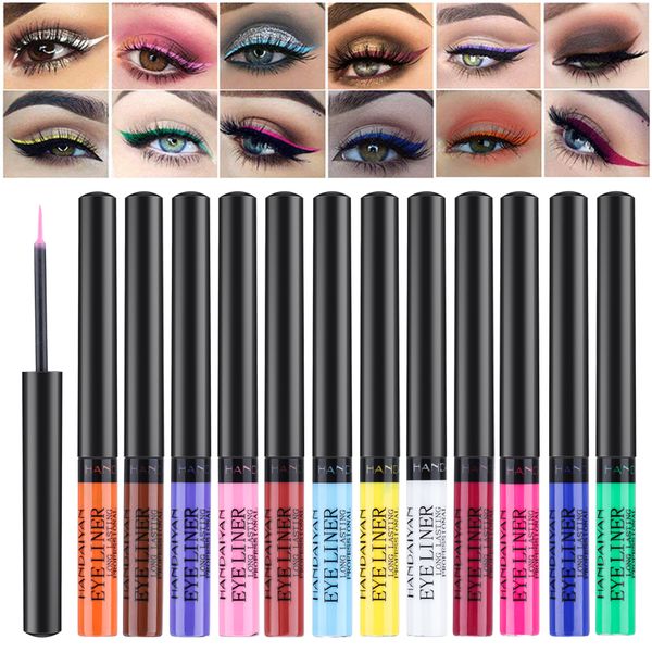 colored eyeliner waterproof cosmetics liquid eyeliner makeup halloween beauty 12 colors eye liner pen set long lasting popularne
colored eyeliner waterproof cosmetics liquid eyeliner makeup halloween beauty 12 colors eye liner pen set long lasting popularne