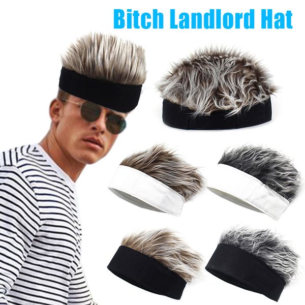 men women beanie wig hat fun short hair caps breathable soft for party outdoor h9 220513, Blue;gray
men women beanie wig hat fun short hair caps breathable soft for party outdoor h9 220513, Blue;gray