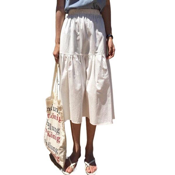 skirts summer wild high waist slimming stitching long solid color skirt women e97s#, Black
skirts summer wild high waist slimming stitching long solid color skirt women e97s#, Black