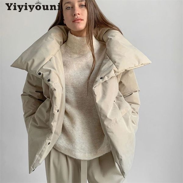 yiyiyouni oversized cropped warm winter jackets women cotton padded parka outwear women solid casual thick jackets female lj201127, Black
yiyiyouni oversized cropped warm winter jackets women cotton padded parka outwear women solid casual thick jackets female lj201127, Black