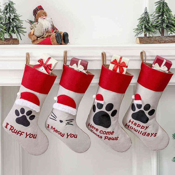 factory outlet 2023 new creative cat dog claw christmas tree pendant decoration supplies socks gift bag
factory outlet 2023 new creative cat dog claw christmas tree pendant decoration supplies socks gift bag