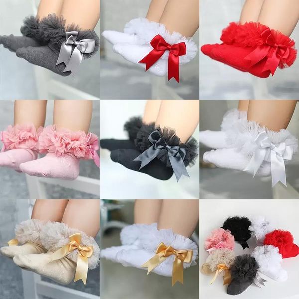 0-6t kids girls bow ruffle socks baby tutu yarn lace bow infants children princess dancing socks, Pink;yellow
0-6t kids girls bow ruffle socks baby tutu yarn lace bow infants children princess dancing socks, Pink;yellow