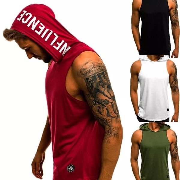men hoodies tank sleeveless muscle gym sport slim vest bodybuilding hooded hip hop streetwear workout elastic men tank 220527, White;black
men hoodies tank sleeveless muscle gym sport slim vest bodybuilding hooded hip hop streetwear workout elastic men tank 220527, White;black
