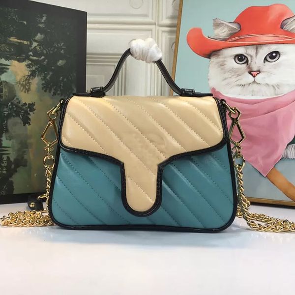 crossbody bags women tote handbag handle marmont shoulder bag genuine leather patchwork color double metal hardware hasp wallet purse 72336, Black;red
crossbody bags women tote handbag handle marmont shoulder bag genuine leather patchwork color double metal hardware hasp wallet purse 72336, Black;red