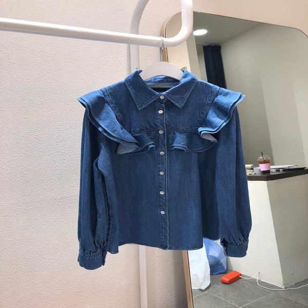 pleated ruffled woman blusas korea spring temperament lapel button buckle women blouses longsleeved shirt 210506, White
pleated ruffled woman blusas korea spring temperament lapel button buckle women blouses longsleeved shirt 210506, White
