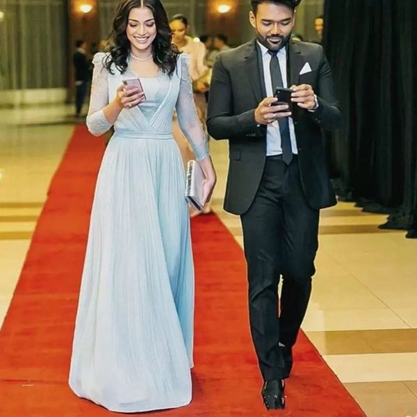 aso ebi arabic lace evening dresses 2022 sky blue long sleeves chiffon prom dress vestido de novia formal evening party gowns, Black;red
aso ebi arabic lace evening dresses 2022 sky blue long sleeves chiffon prom dress vestido de novia formal evening party gowns, Black;red