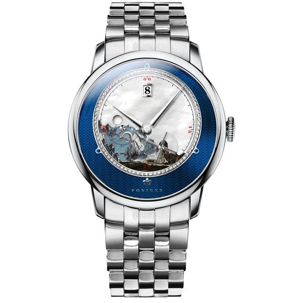 wristwatches switzerland poniger men's watch japan import automatic mechanical movt men sapphire waterproof p723-6, Slivery;brown
wristwatches switzerland poniger men's watch japan import automatic mechanical movt men sapphire waterproof p723-6, Slivery;brown