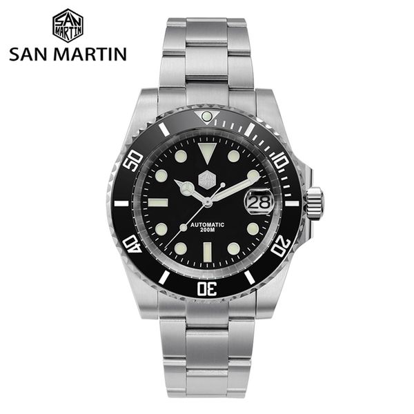 san martin 40.5mm water ghost v3 sub diver luxury men watch nh35 automatic mechanical business wristwatches sapphire 20bar lumed 220407, Slivery;brown
san martin 40.5mm water ghost v3 sub diver luxury men watch nh35 automatic mechanical business wristwatches sapphire 20bar lumed 220407, Slivery;brown