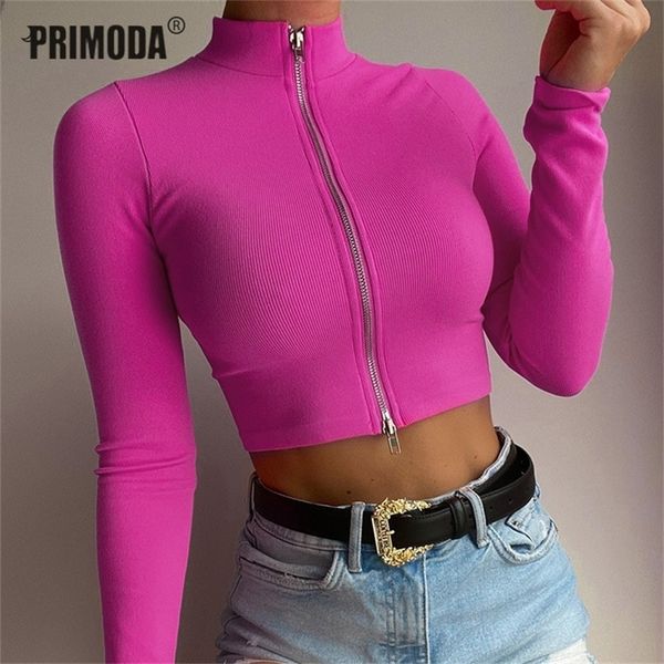 long sleeve crop women white t shirts basic fashion autumn winter high street two zipper casual tees club pr806m 220324
long sleeve crop women white t shirts basic fashion autumn winter high street two zipper casual tees club pr806m 220324