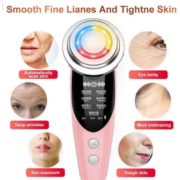 face care devices steameramazefan 7in1rf&ems lifting beauty led skin +3 colors facial neck massager pn therapy heating wrinkle removal 22022
face care devices steameramazefan 7in1rf&ems lifting beauty led skin +3 colors facial neck massager pn therapy heating wrinkle removal 22022