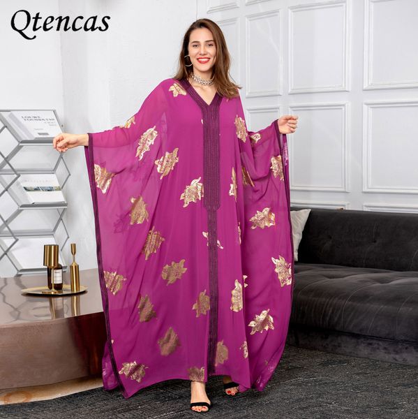batwing sleeve abaya dubai muslim dress women chiffon gold stamping islam moroccan caftan lined arab jalabiya middle east robe, Red
batwing sleeve abaya dubai muslim dress women chiffon gold stamping islam moroccan caftan lined arab jalabiya middle east robe, Red