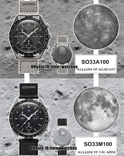bioceramic moonswatch swiss quqrtz chronograph mens watch so33a100 mission to mercury 42mm real black ceramic metallic grey nylon with box s, Slivery;brown
bioceramic moonswatch swiss quqrtz chronograph mens watch so33a100 mission to mercury 42mm real black ceramic metallic grey nylon with box s, Slivery;brown