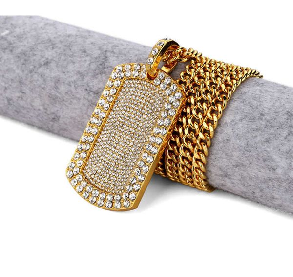new bling smooth army card pendant iced out full rhinestone gold plated dog tag necklace hip-hop jewelry women men gift, Silver
new bling smooth army card pendant iced out full rhinestone gold plated dog tag necklace hip-hop jewelry women men gift, Silver