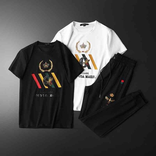men's sports fashion trend brand clothing 2022 summer new simple leisure suit round short sleeve t-shirt set, Gray
men's sports fashion trend brand clothing 2022 summer new simple leisure suit round short sleeve t-shirt set, Gray