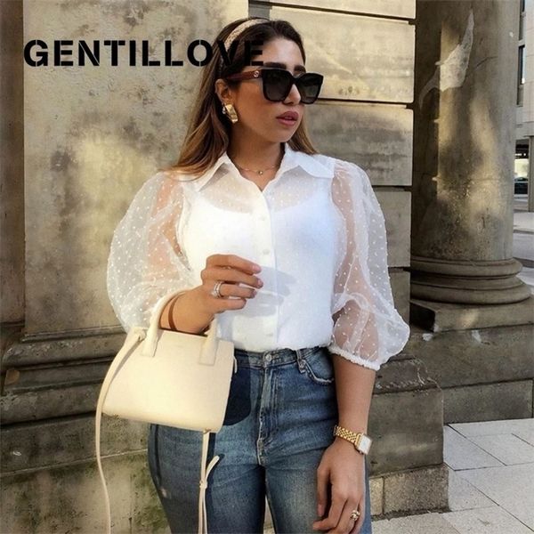 gentillove women fashion long sleeve polka dot shirts perspective mesh blouses female casual cropped gothic shirts blusas y200828, White
gentillove women fashion long sleeve polka dot shirts perspective mesh blouses female casual cropped gothic shirts blusas y200828, White