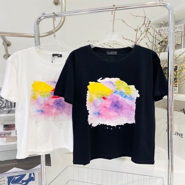women's t-shirt shenzhen nanyou cargo spring and summer rainbow printing round neck pullover loose style short sleeve t-shirt, White
women's t-shirt shenzhen nanyou cargo spring and summer rainbow printing round neck pullover loose style short sleeve t-shirt, White