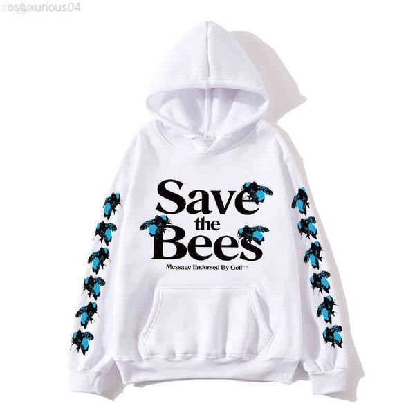 2022 le save bees hooded pullover for men and women streetwear premium fleece long sleeve, Black
2022 le save bees hooded pullover for men and women streetwear premium fleece long sleeve, Black