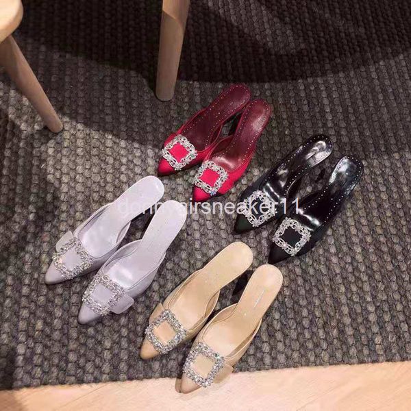 dress shoes wind spring and summer pointed shallow mouth thin high-heeled muller shoes for women's temperament baotou semi slippers, Black
dress shoes wind spring and summer pointed shallow mouth thin high-heeled muller shoes for women's temperament baotou semi slippers, Black