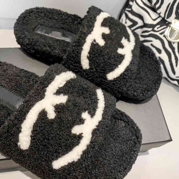lamb women's autumn winter flat bottom letter one character wool outside lazy 2022 trendy fashion design all-match ladies slippers, Black
lamb women's autumn winter flat bottom letter one character wool outside lazy 2022 trendy fashion design all-match ladies slippers, Black