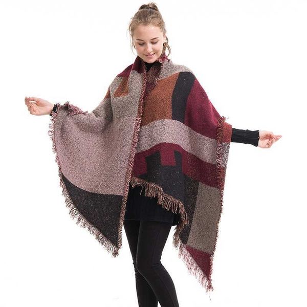 new scarf shawl geometric pattern loop yarn diagonal plaid scarf scarfs shawls, Blue;gray
new scarf shawl geometric pattern loop yarn diagonal plaid scarf scarfs shawls, Blue;gray